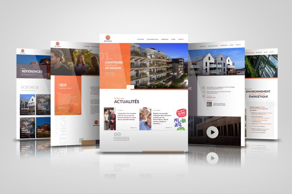 Site du groupe immobilier AETHICA