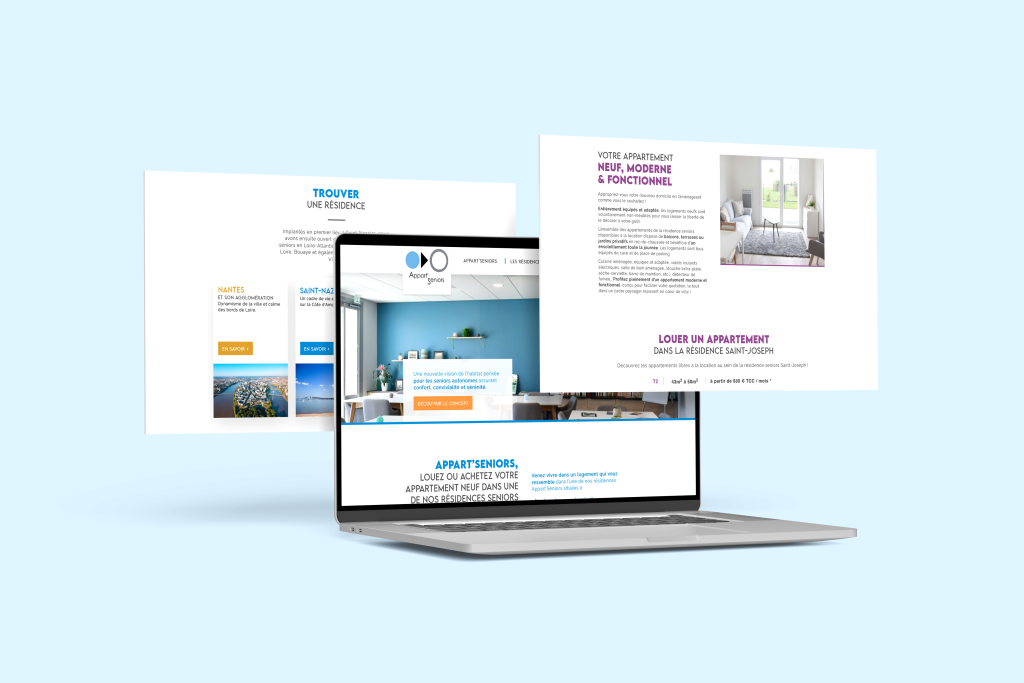 Site du programme immobilier Appart'Seniors du groupe Lefeuvre